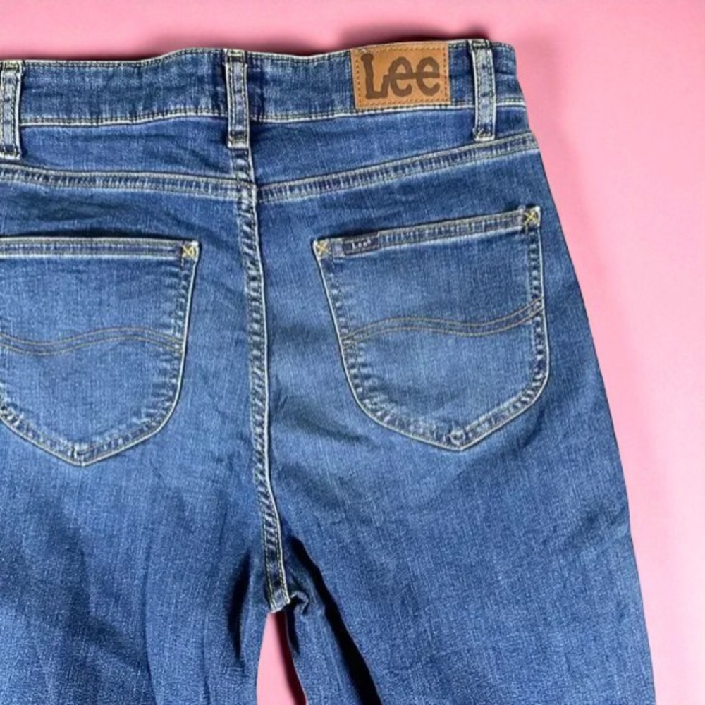 Stylish Blue Flare Women's Jeans - Picture 7 of 9